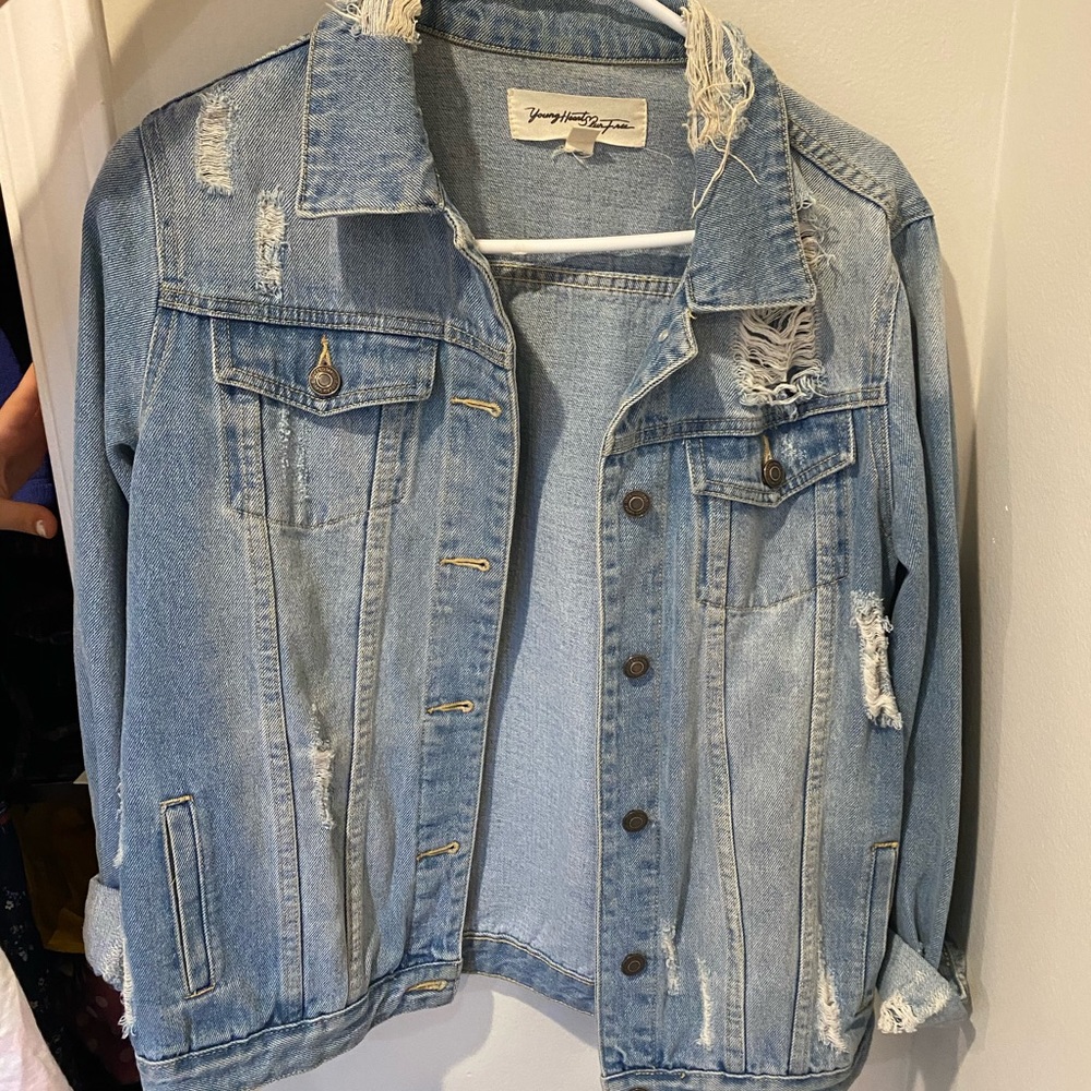 oversized jean jacket